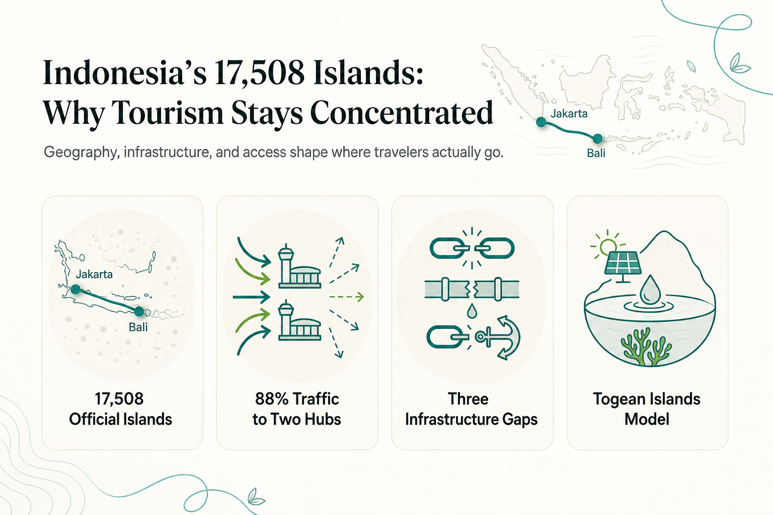How Many Islands Does Indonesia Actually Have, and Why Most Remain Untouched by Tourism - infographic