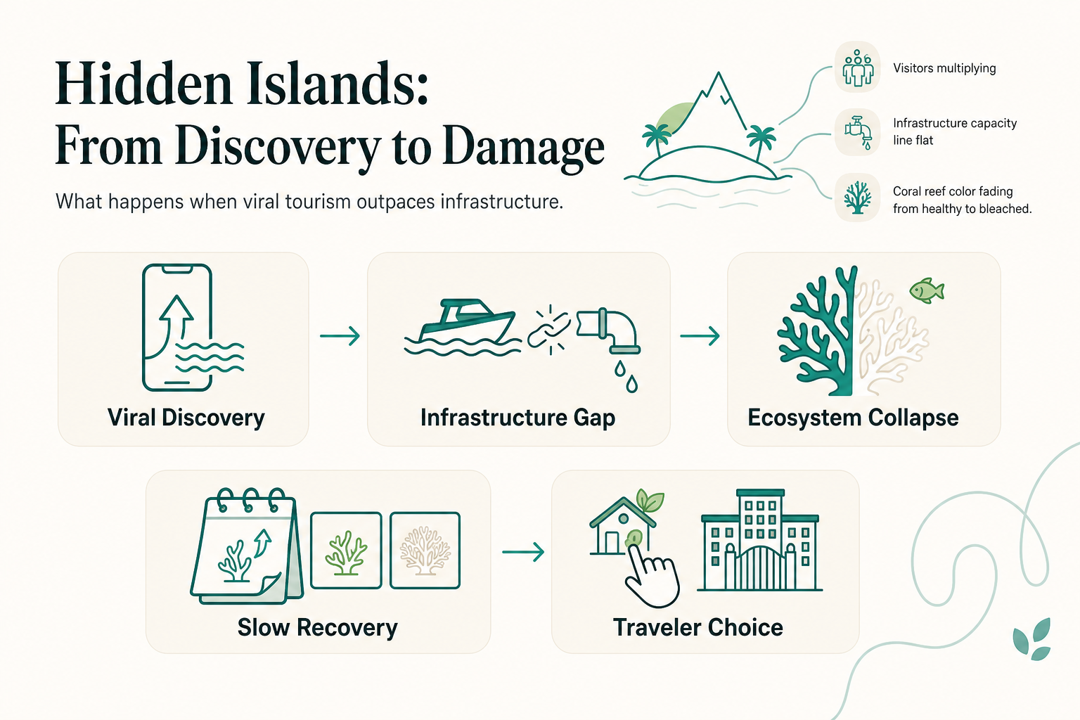 What Gets Lost When a Hidden Destination Goes Viral: Lessons From Islands That Scaled Too Fast - infographic