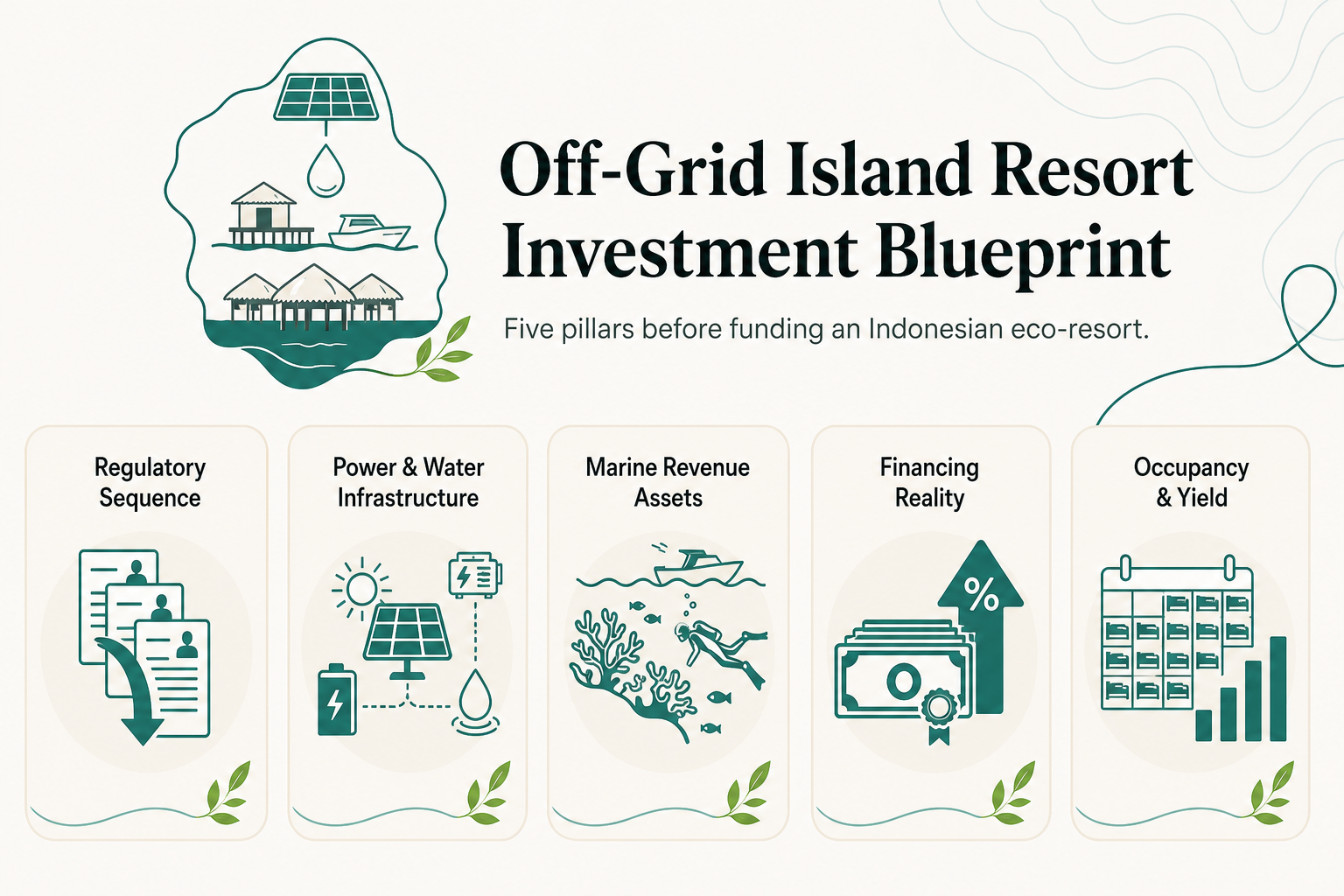 What Investors Should Know Before Funding an Off-Grid Island Resort in Indonesia - infographic